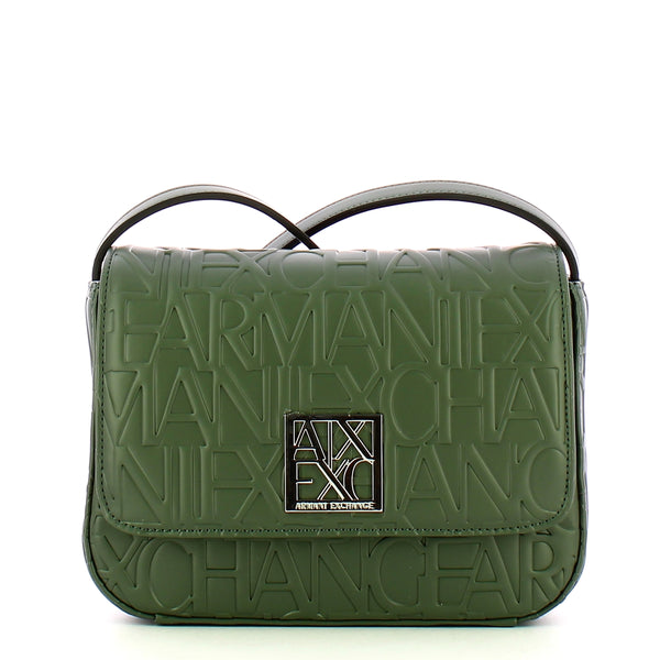 Armani Exchange - Borsa a tracolla Media logata - 942648CC793 - ABSINTHE