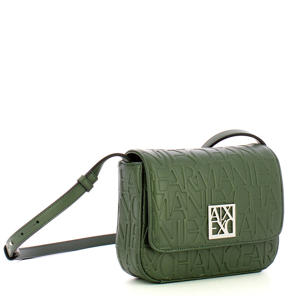 Armani Exchange - Borsa a tracolla Media logata - 942648CC793 - ABSINTHE