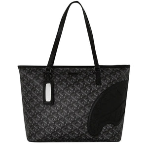 Sprayground - Borsa a spalla Tote Classic 3DSG Blackout Li | Italystation.com Shop Now at italystation.com
