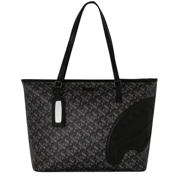 Sprayground - Borsa a spalla Tote Classic 3DSG Blackout Li | Italystation.com Shop Now at italystation.com