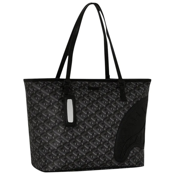 Sprayground - Borsa a spalla Tote Classic 3DSG Blackout Li | Italystation.com Shop Now at italystation.com