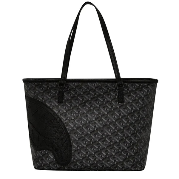Sprayground - Borsa a spalla Tote Classic 3DSG Blackout Li | Italystation.com Shop Now at italystation.com
