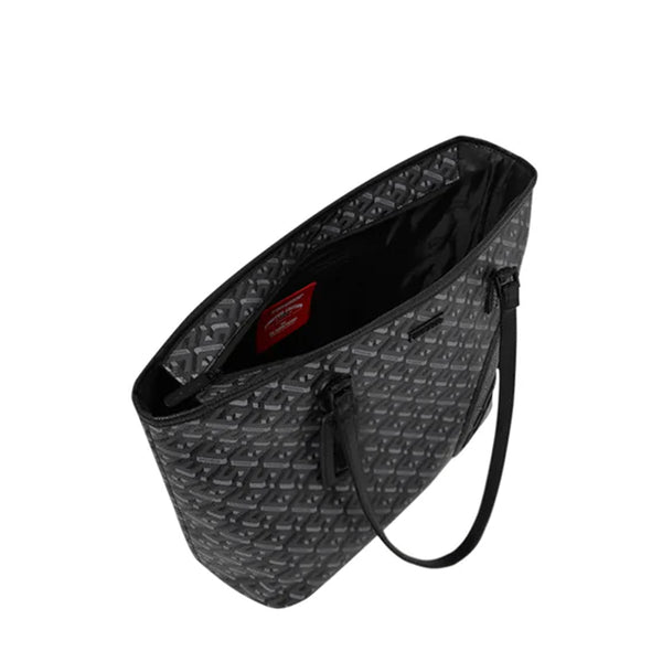 Sprayground - Borsa a spalla Tote Classic 3DSG Blackout Li | Italystation.com Shop Now at italystation.com