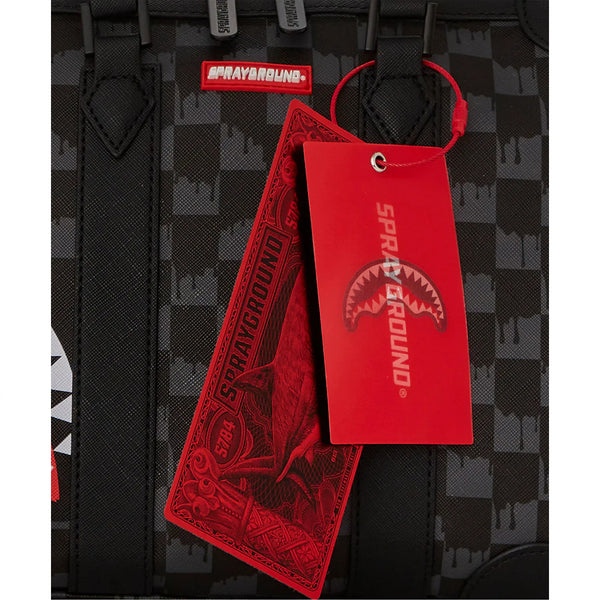Sprayground - Borsa a mano Drip Check Shark Limited Editio | Italystation.com Shop Now at italystation.com
