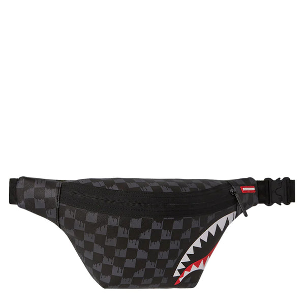 Sprayground - Marsupio Drip Check Shark Limited Edition | Italystation.com Shop Now at italystation.com