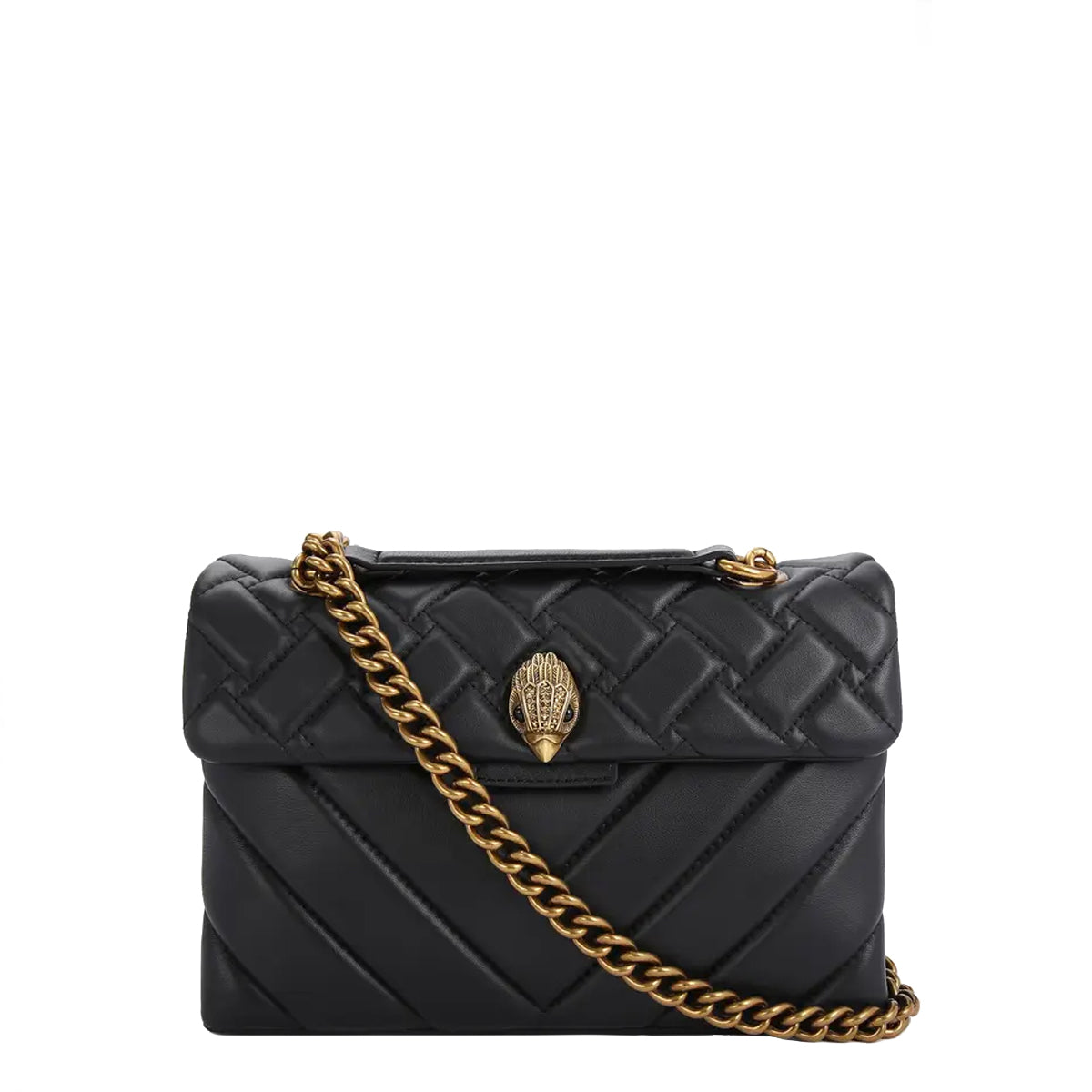 KUGE - Borsa a spalla Kensington Bag Large Black BAG-1470400109 | Italystation.com Shop Now at italystation.com