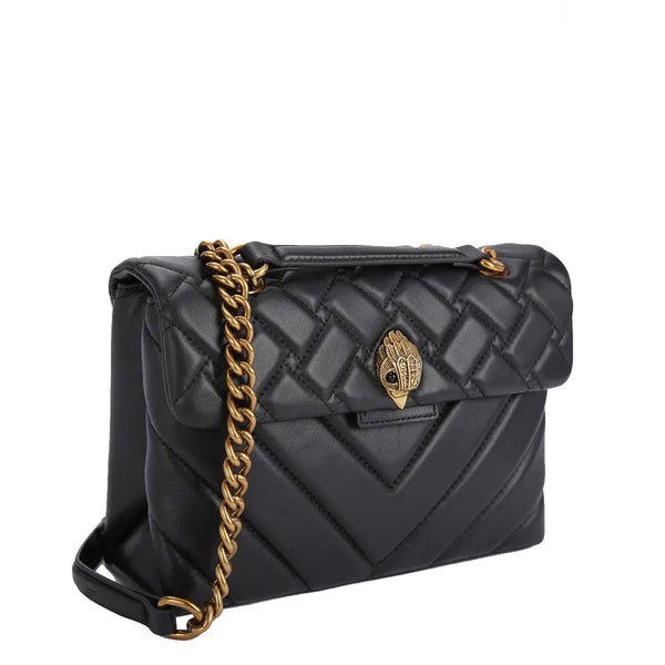 KUGE - Borsa a spalla Kensington Bag Large Black BAG-1470400109 | Italystation.com Shop Now at italystation.com
