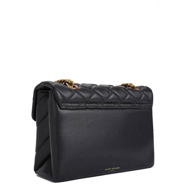 KUGE - Borsa a spalla Kensington Bag Large Black BAG-1470400109 | Italystation.com Shop Now at italystation.com
