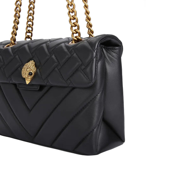 KUGE - Borsa a spalla Kensington Bag Large Black BAG-1470400109 | Italystation.com Shop Now at italystation.com