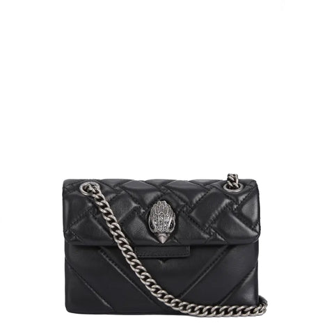 KUGE - Tracollina Mini Kensington Bag Black BAG-1470800109 24AW | Italystation.com Shop Now at italystation.com