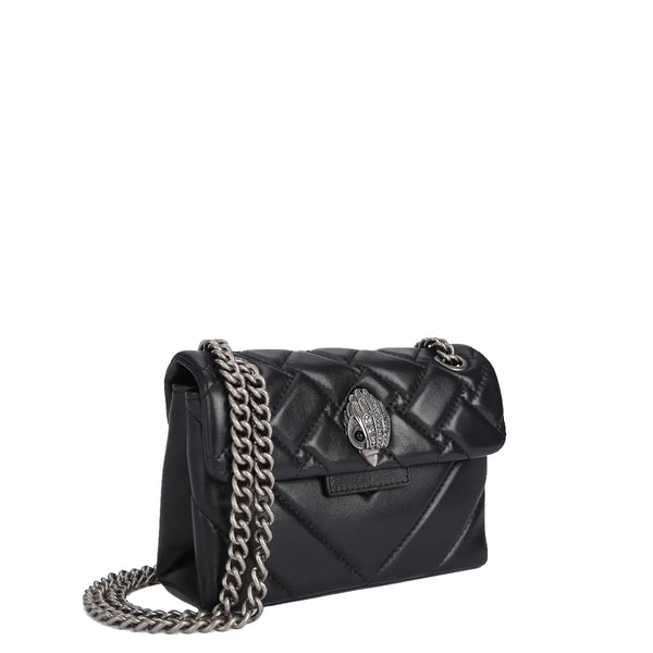 KUGE - Tracollina Mini Kensington Bag Black BAG-1470800109 24AW | Italystation.com Shop Now at italystation.com