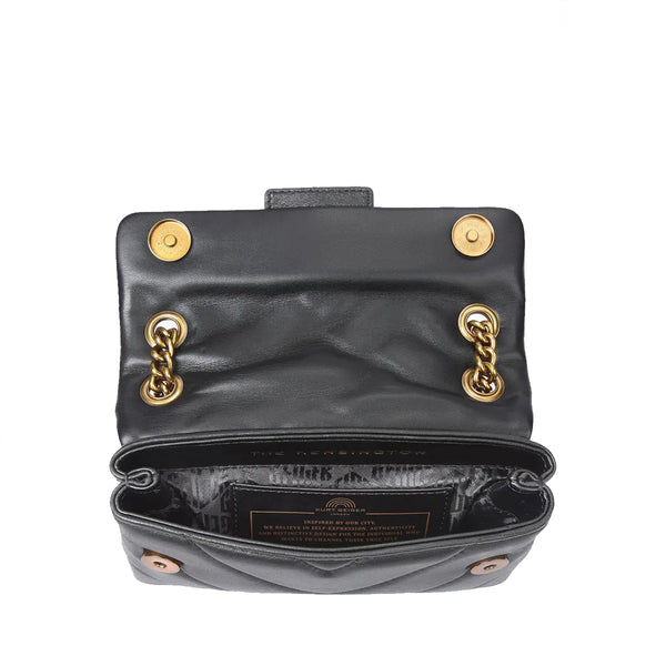 KUGE - Tracollina Mini Kensington Bag Black Comb BAG-1470805109 | Italystation.com Shop Now at italystation.com