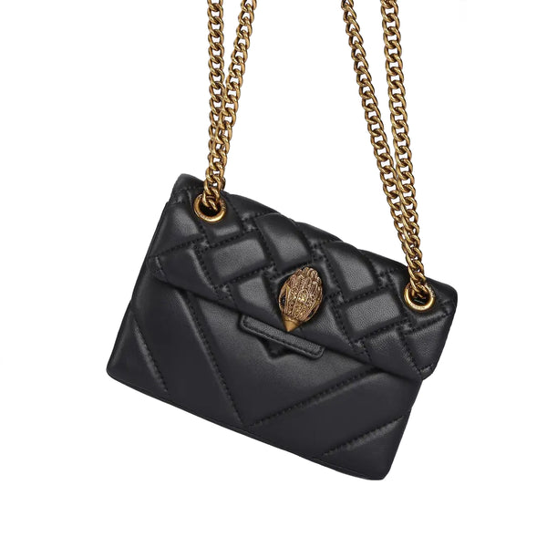 KUGE - Tracollina Mini Kensington Bag Black Comb BAG-1470805109 | Italystation.com Shop Now at italystation.com