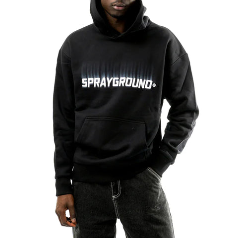 Sprayground - felpa shaded embroidery blk sp677 | Italystation.com Shop Now at italystation.com