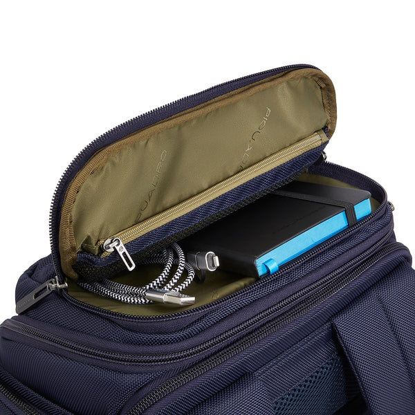 Piquadro - Borsone da viaggio a Zaino Brief Blu BV6154BR2 | Italystation.com Shop Now at italystation.com