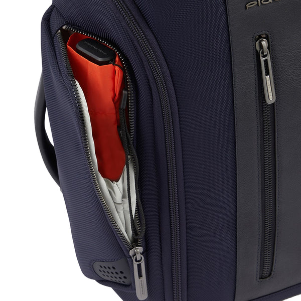 Piquadro - Borsone da viaggio a Zaino Brief Blu BV6154BR2 | Italystation.com Shop Now at italystation.com