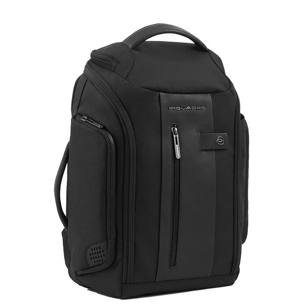Piquadro - Borsone da viaggio a Zaino Brief Nero BV6154BR2 | Italystation.com Shop Now at italystation.com