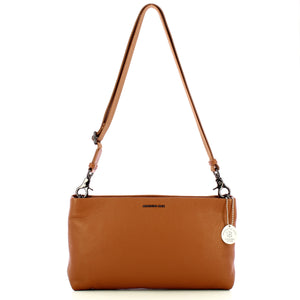 Mandarina Duck - Borsa a tracolla  Mellow in pelle Indian Tan - P10FZT77 - INDIAN/TAN