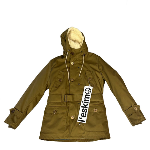 EQUI - Cappotto Eskimo Mini Tecnogabardina Cammello Unito EUO02 | Italystation.com Shop Now at italystation.com