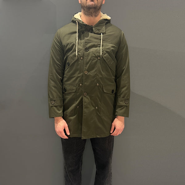 EQUI - Cappotto Eskimo Over Tecnogabardina Verde Unito EUO03 | Italystation.com Shop Now at italystation.com
