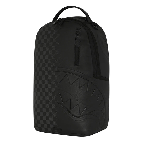 Sprayground - Zaino Half Spritz Black/Grey Check Limited Edition - 910B6776NSZ - BLACK/GREY/CHECK