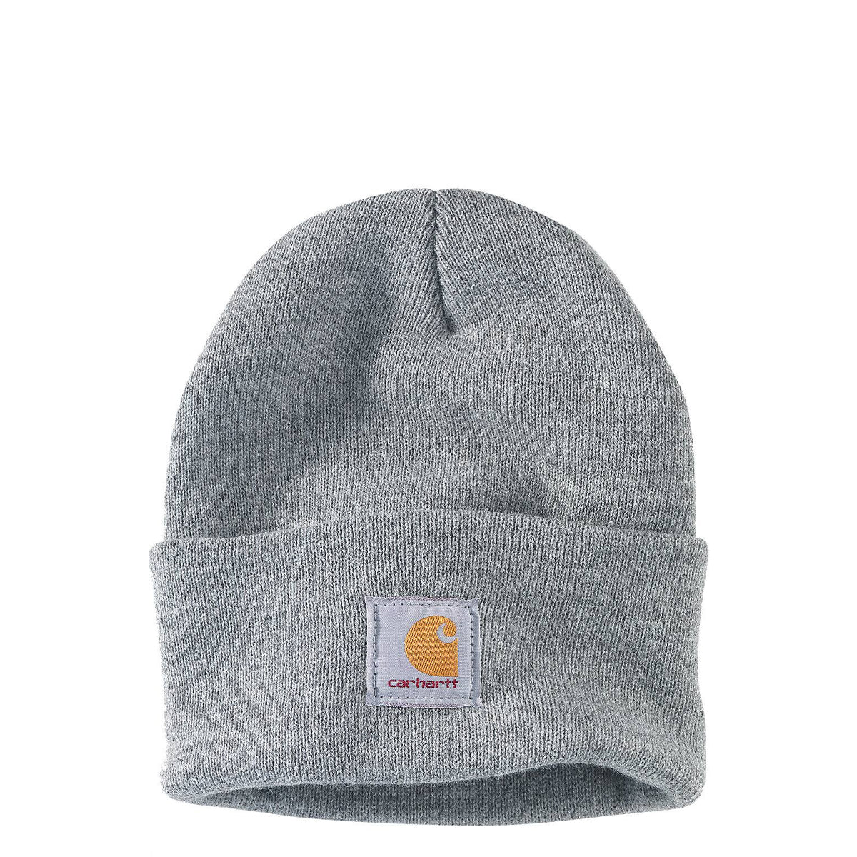 Carhartt - Cuffia Knit Cuffed Grey A18 GREY | Italystation.com Shop Now at italystation.com