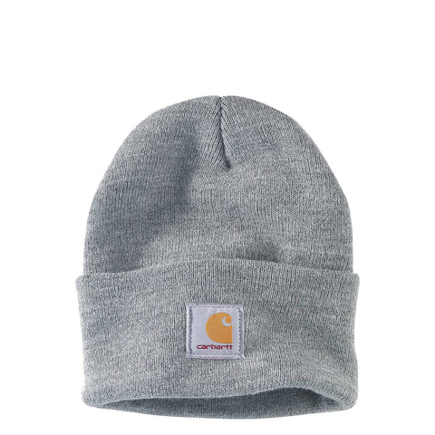 Carhartt - Cuffia Knit Cuffed Grey A18 GREY | Italystation.com Shop Now at italystation.com