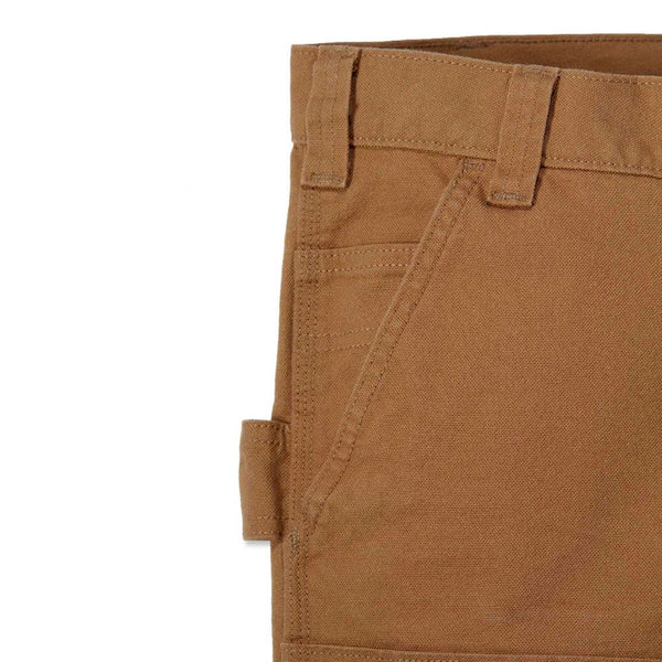 Carhartt - Pantaloni Straight Fit Duck Double Front Brown - 103340 - BROWN