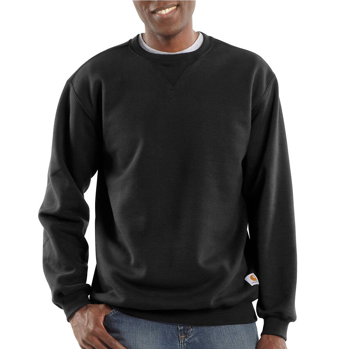 Carhartt - Felpa Midweight Crewneck Black - K124 - BLACK