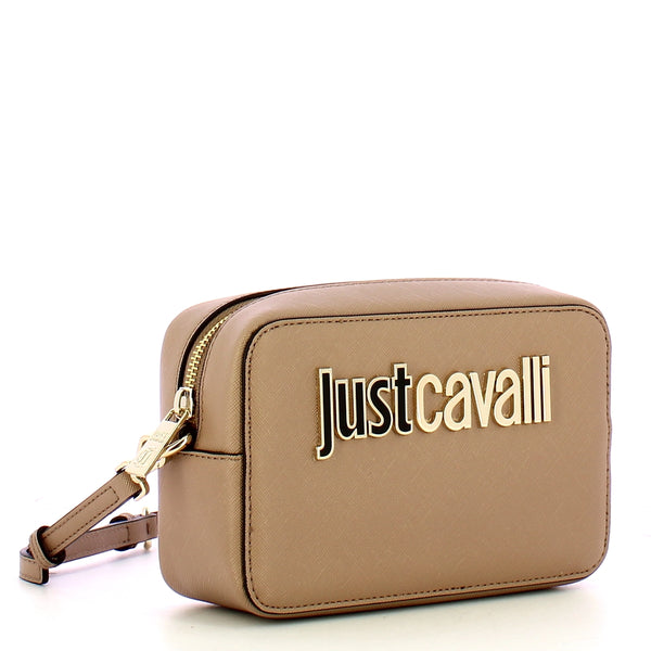 Just Cavalli - Camera Bag Metal Lettering Kelp 77RA4BB8 | Italystation.com Shop Now at italystation.com