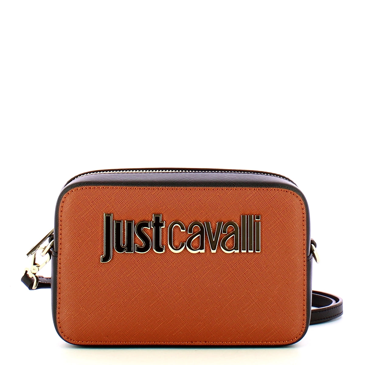 Just Cavalli - Camera Bag Metal Lettering Rubber - 77RA4B | Italystation.com - Shop Now at italystation.com