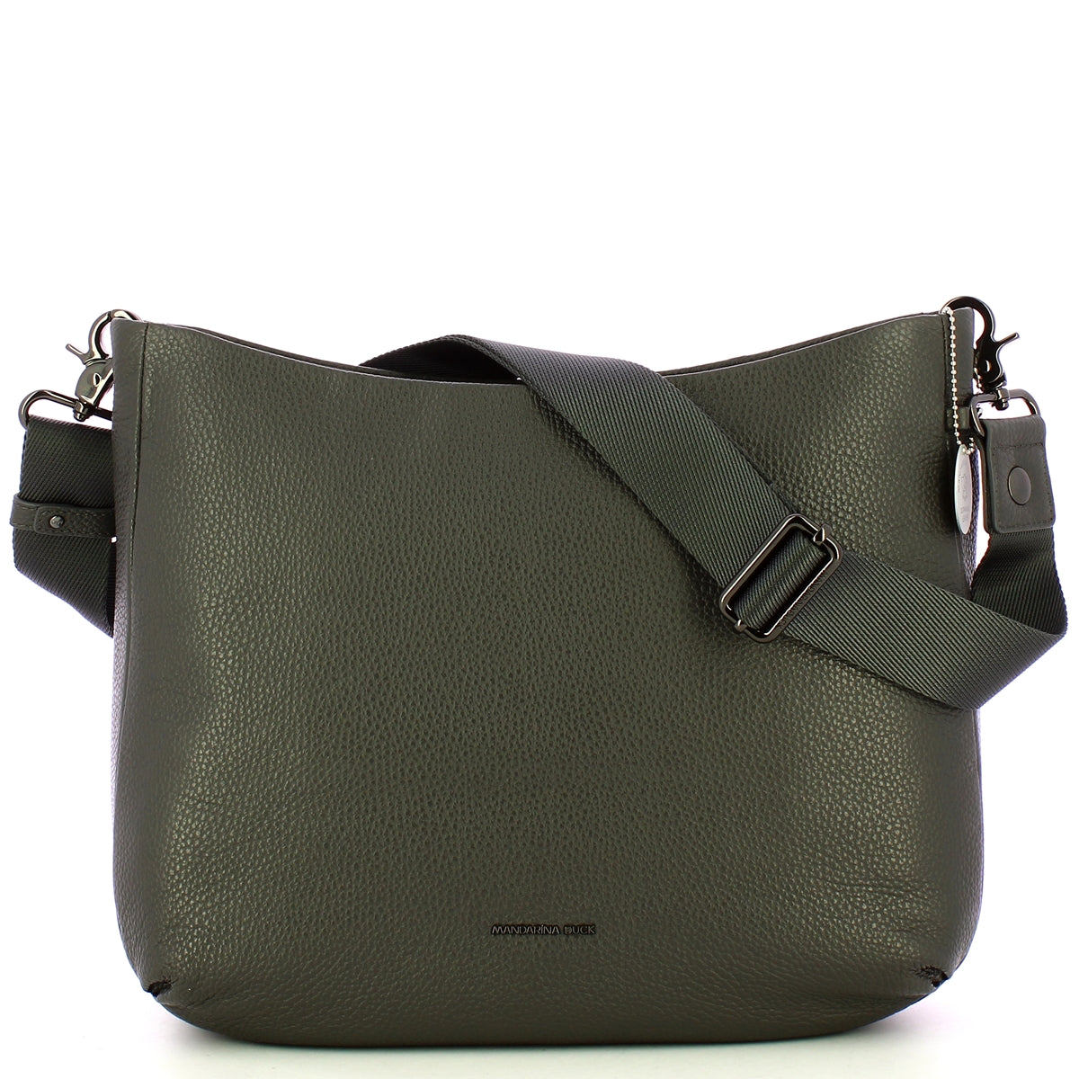 Mandarina Duck - Hobo Bag in pelle Mellow Stormy Weathe | Italystation.com Shop Now at italystation.com