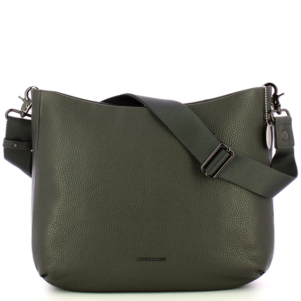 Mandarina Duck - Hobo Bag in pelle Mellow Stormy Weathe | Italystation.com Shop Now at italystation.com