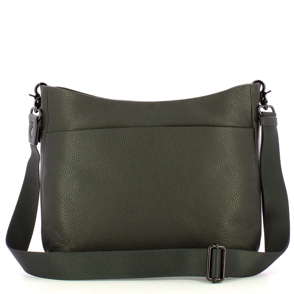 Mandarina Duck - Hobo Bag in pelle Mellow Stormy Weathe | Italystation.com Shop Now at italystation.com