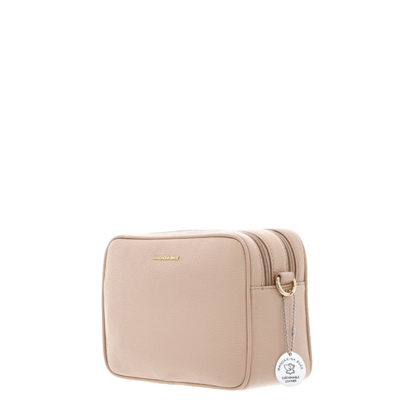Mandarina Duck - Camera Bag Mellow Leather Lamb's Wool - P10FZT83 - LAMB'S/WOOL