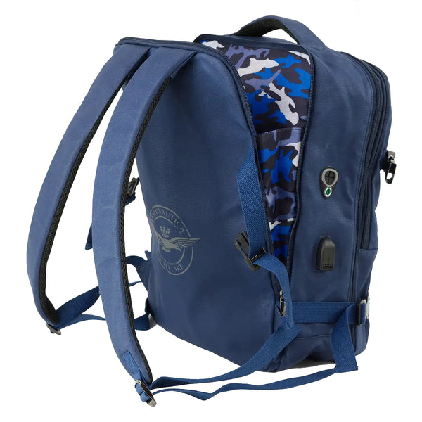 Aeronautica Militare - Zaino Porta PC New City 15" Blue - AM543 - BLUE