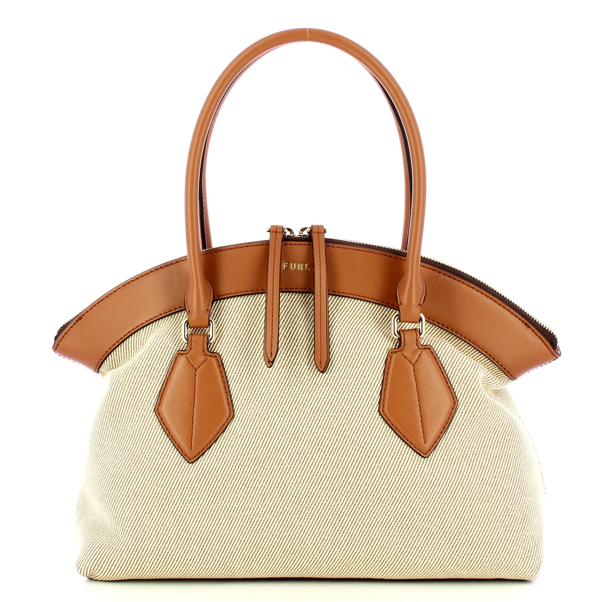 Furla - Borsa a spalla Erica M Natural Brandy WB01464BX3540 | Italystation.com Shop Now at italystation.com