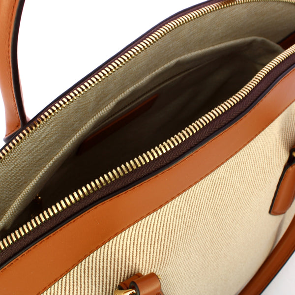 Furla - Borsa a spalla Erica M Natural Brandy WB01464BX3540 | Italystation.com Shop Now at italystation.com