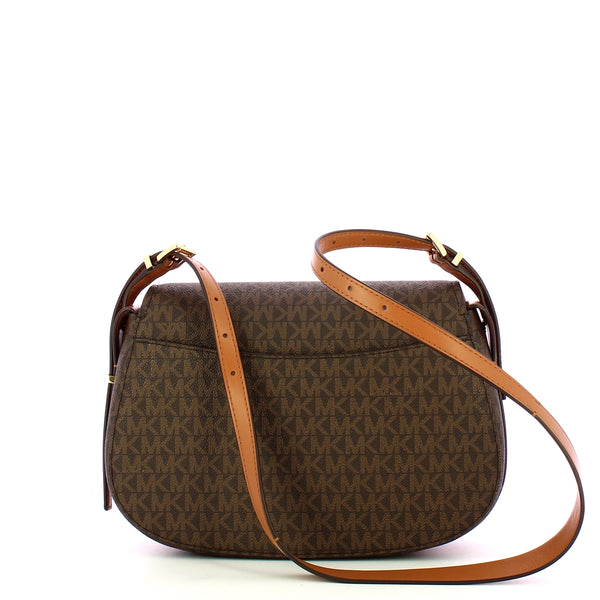 Michael Kors - Tracolla Flap Lydia media Brn/Acorn 30R5 | Italystation.com Shop Now at italystation.com