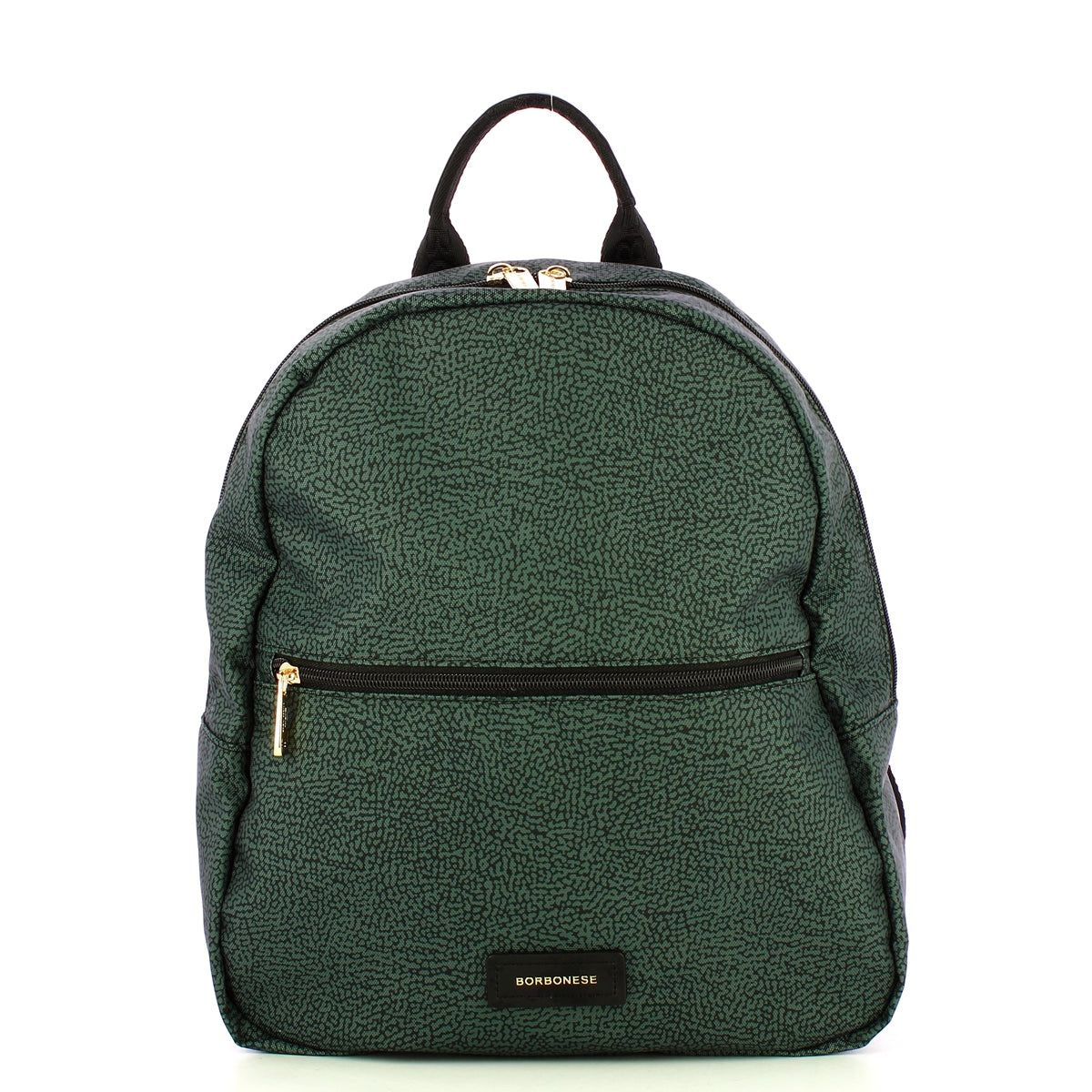 Borbonese - Zaino Medium Peltro 224080J47 PELTRO | Italystation.com Shop Now at italystation.com