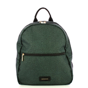 Borbonese - Zaino Medium Peltro 224080J47 PELTRO | Italystation.com Shop Now at italystation.com