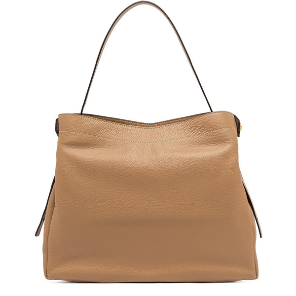 Gianni Chiarini - Ottavia Nature Shoulder Bag BS 112 | Italystation.com Shop Now at italystation.com
