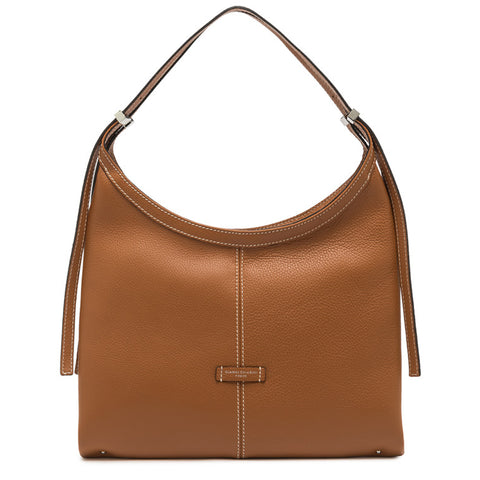 Gianni Chiarini - Borsa a spalla Norma Caramello BS | Italystation.com Shop Now at italystation.com