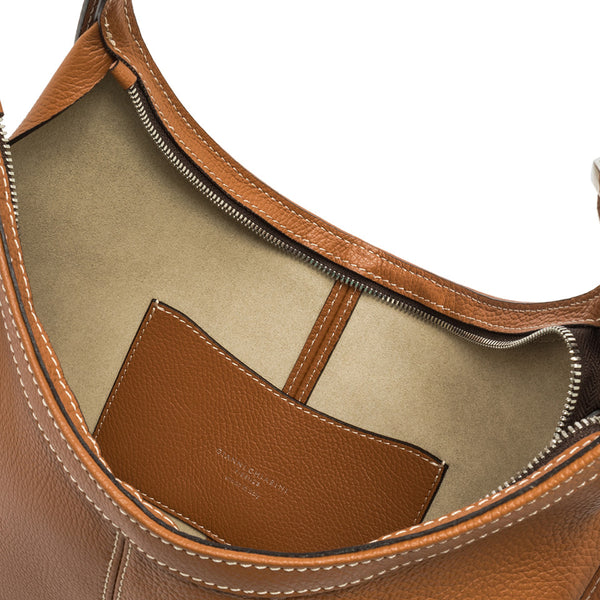 Gianni Chiarini - Borsa a spalla Norma Caramello BS | Italystation.com Shop Now at italystation.com