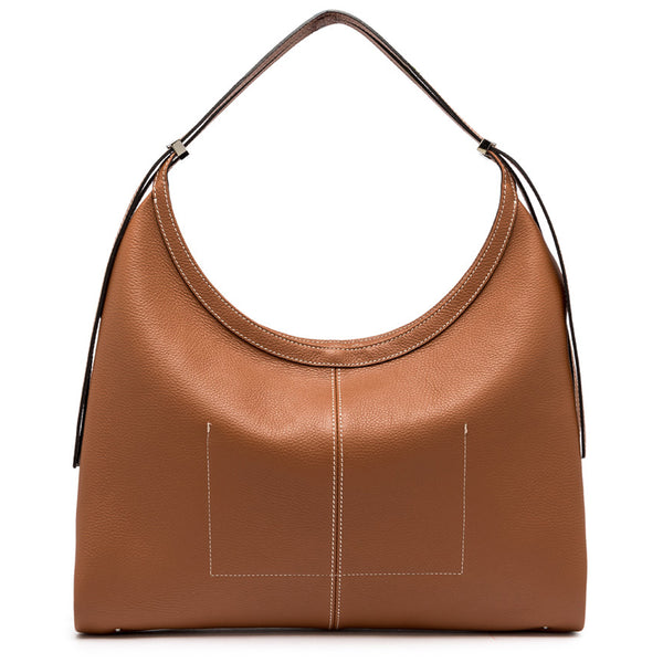 Gianni Chiarini - Borsa a spalla Norma Maxi Caramello | Italystation.com Shop Now at italystation.com