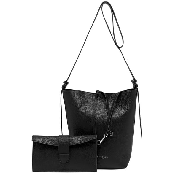 Gianni Chiarini - Borsa a tracolla Amelia Nero BS 11 | Italystation.com Shop Now at italystation.com