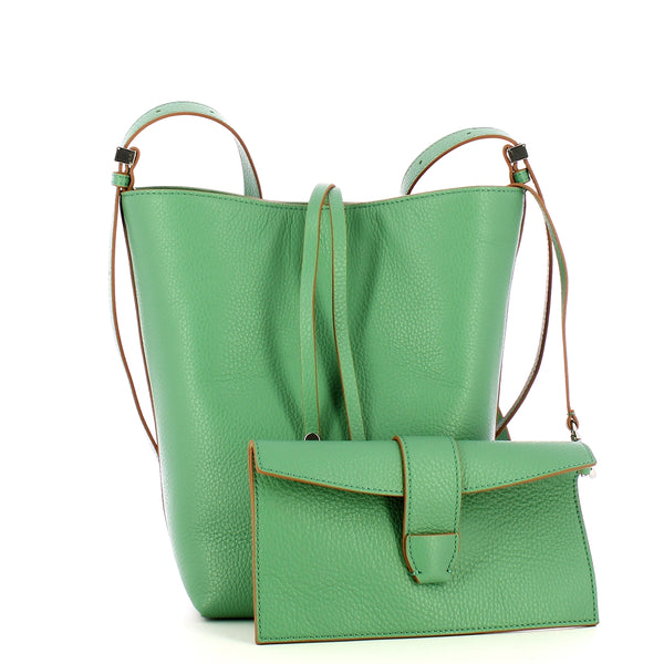 Gianni Chiarini - Amelia Menta Crossbody Bag BS 1134 | Italystation.com Shop Now at italystation.com