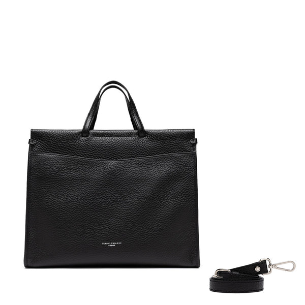 Gianni Chiarini - Lavinia Nero Briefcase BS 11400 TK | Italystation.com Shop Now at italystation.com