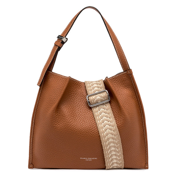 Gianni Chiarini - Dory Caramello Sabbia Shoulder Bag | Italystation.com Shop Now at italystation.com