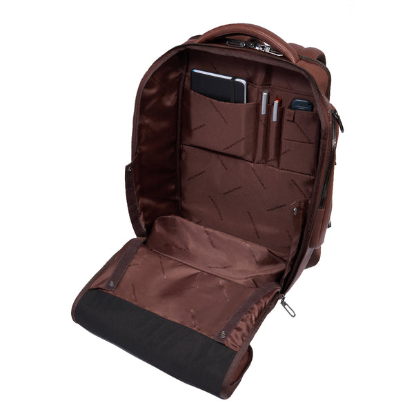 Piquadro - Cronus Marrone 15.6" Laptop Backpack - CA6689S134 - MARRONE
